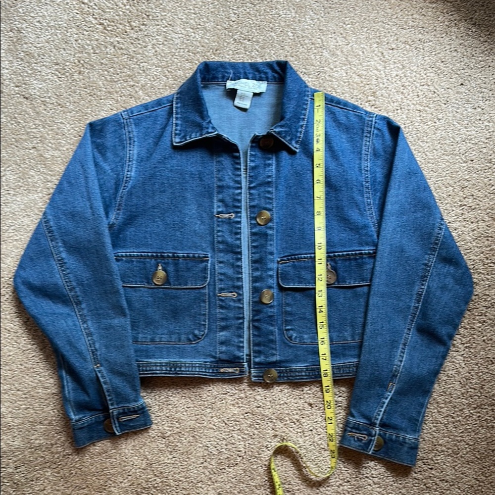 Rachel Zoe Blue Jean Jacket Classic Style